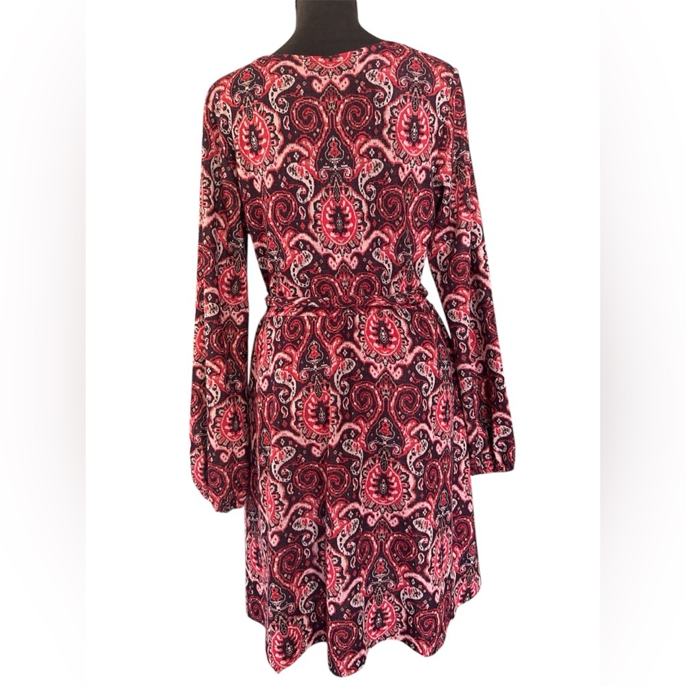 Mauve by Anthropologie Paisley Dress, Size L - Picture 5 of 9